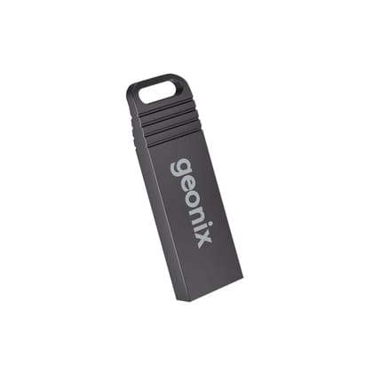 Geonix Pendrive 128GB Metal USB 2.0 Flash Drive/Pen Drive, Keyring Design, Lightweight & Portable, Durable Metal Casing - Ideal for Data Transfer & Storage, (Black) Geonix Pendrive 128GB Metal USB 2.0 Flash Drive/Pen Drive, Keyring Design, Lightweight & Portable, Durable Metal Casing - Ideal for Data Transfer & Storage, (Black)