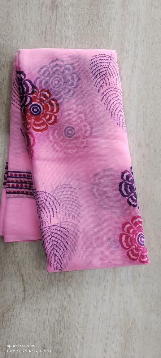 SMRITI Georgette fancy sarees
