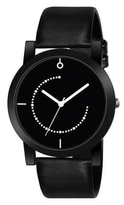 Black Sllim Analog Watch for Men LR49