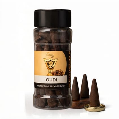 alNaqi Oudi Cones 50g (Pack of 20) - Premium Long-Lasting Oud Incense Cones, Charcoal-Free Natural Dhoop for Meditation & Prayer, Luxury Arabic Fragrance alNaqi Oudi Cones 50g (Pack of 20) - Premium Long-Lasting Oud Incense Cones, Charcoal-Free Natural Dhoop for Meditation & Prayer, Luxury Arabic Fragrance