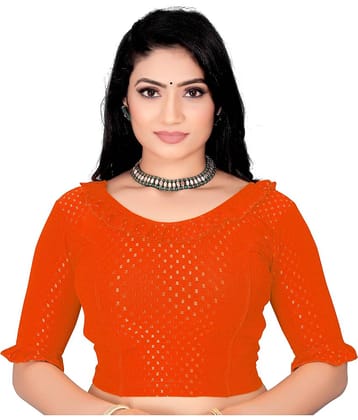 DELTIN HUB Pink Readymade without Pad Silk Blend Women's Blouse ( Pack of 1 )