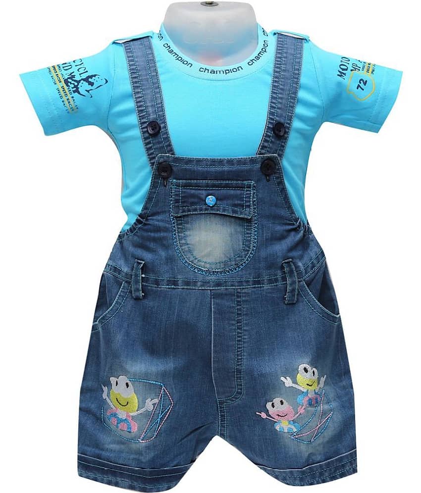 Balloons Unisex for Baby Cotton Blend Bodysuit ( Blue )