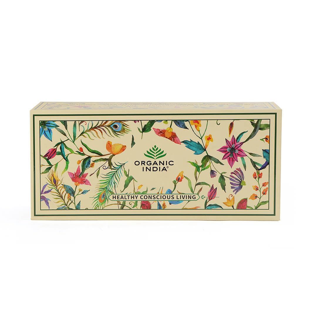 Organic India Premium Speciality Tulsi Tea Gift Box, 60 Infusion Bags