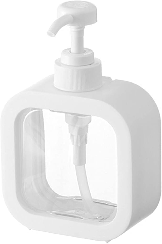 AILEXIM Hand Wash Dispenser | Multipurpose Liquid Soap Refillable Plastic Dispenser | Bathroom & Kitchen Dispenser for Hand Wash, Dish Wash, Shampoo, Conditioner & Shower Gel Lotion
