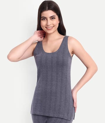 Zeffit Cotton Blend Thermal Tops - Grey Pack of 1