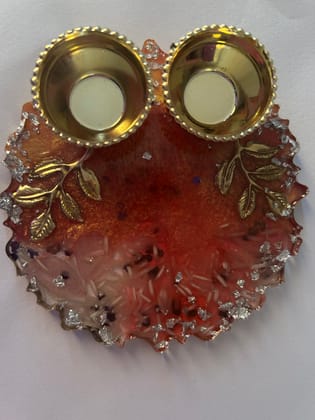 Resin puja thali