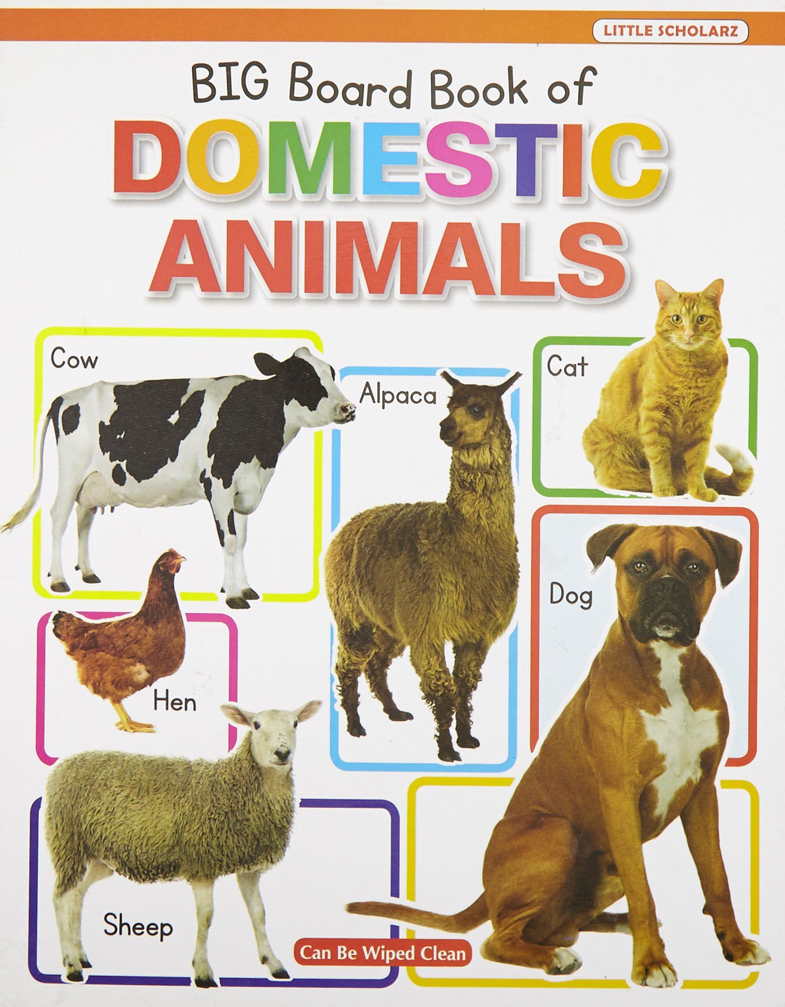 New Big Board Book of Domestic Animals [Board book] [Jun 13, 2024] LS Editorial Team