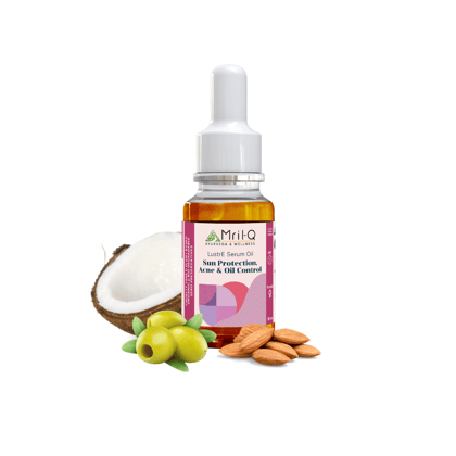 MrilQ Lustre Oil Face Serum | Acne, Pimple & Oil Control | Natural lightweight moisturizer | Daily Use | All skin types MrilQ Lustre Oil Face Serum | Acne, Pimple & Oil Control | Natural lightweight moisturizer | Daily Use | All skin types