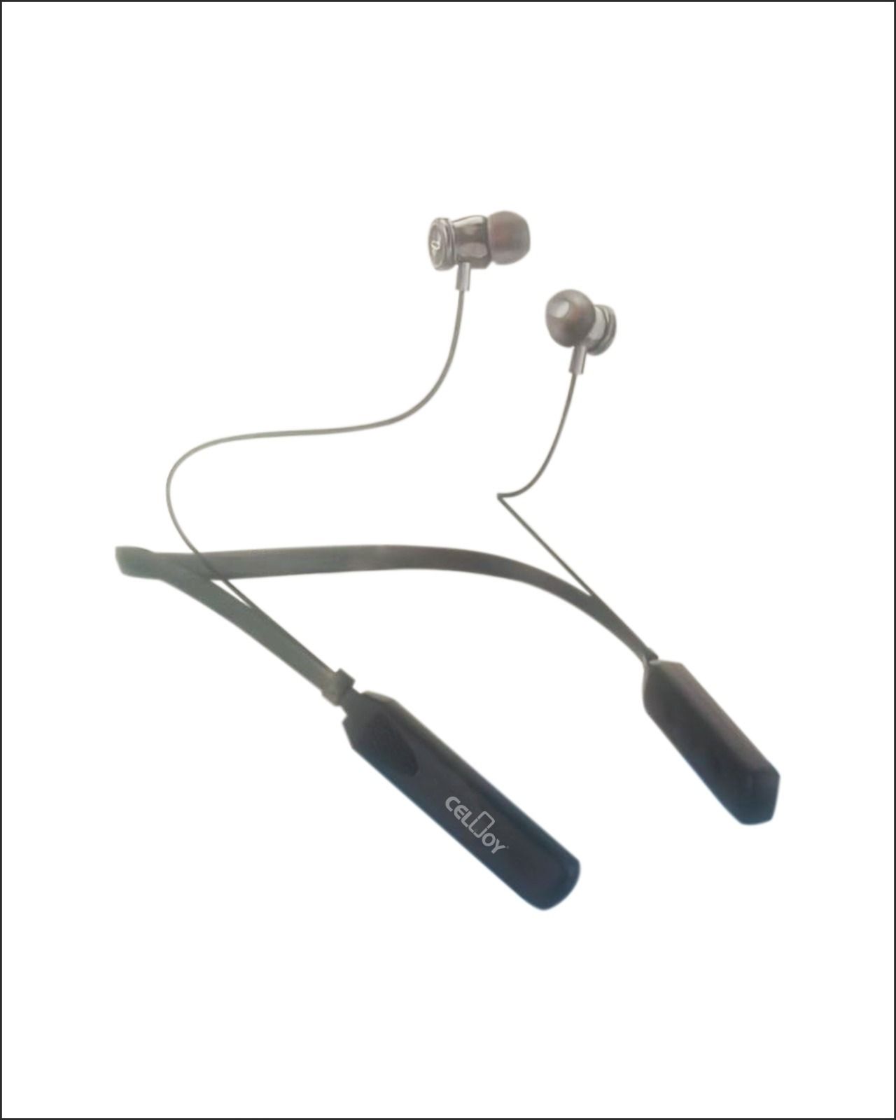 Celljoy V23 Neckband 30 Hours Music Time Bluetooth  (Black, In The Ear)