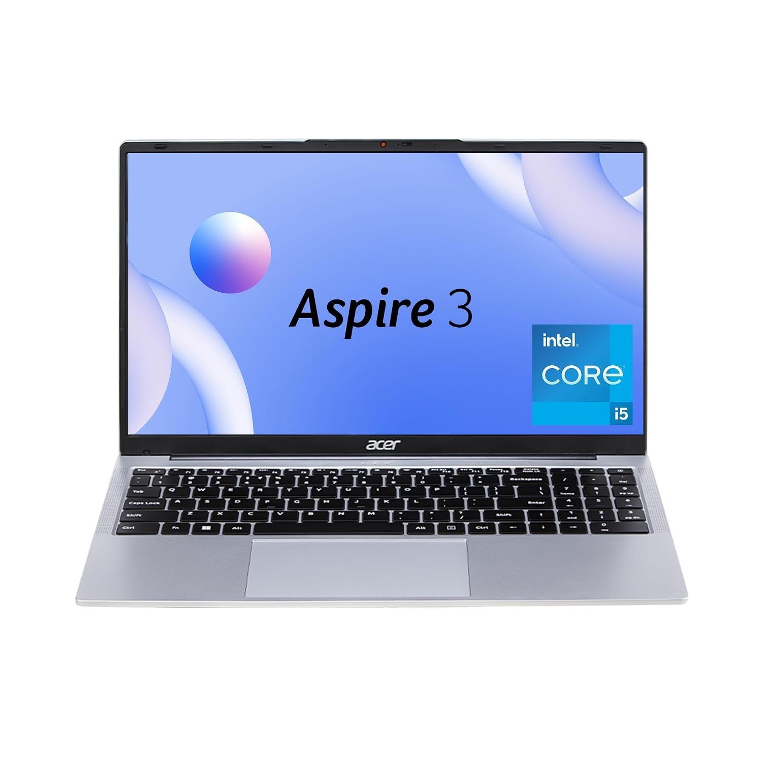 Acer Aspire 3 Intel Core i5-1334U Processor, 8GB RAM/512GB SSD, 39.62 cm(15.6") FHD LED-Backlit IPS Display, Win11Home, Pure Silver, 1.7Kg, A325-53, Thin & Light Laptop Acer Aspire 3 Intel Core i5-1334U Processor, 8GB RAM/512GB SSD, 39.62 cm(15.6") FHD L