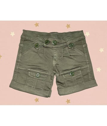 Arshia Fashions Pack of 1 Girls Denim Hot Pants ( Grey )