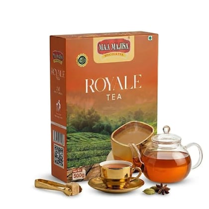 MAAMAJISA Strong Royal Tea | Kadak Chai | Special blend from Finest tea gardens of Assam | 500g Pack