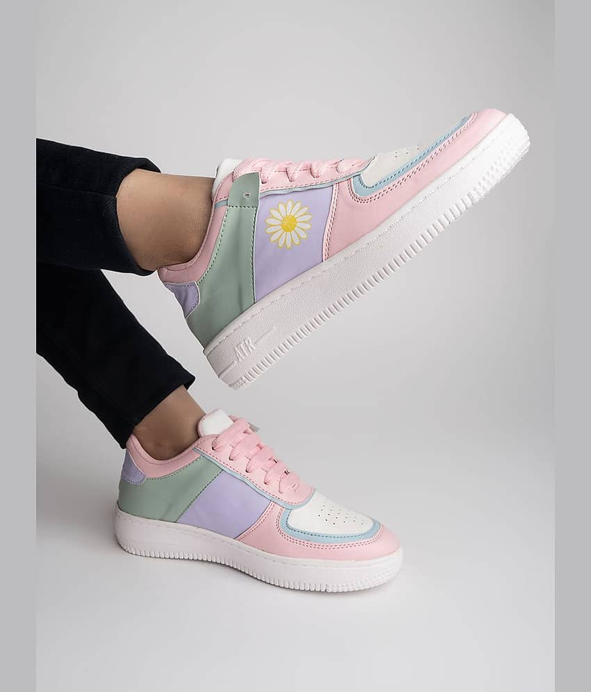 Shoetopia - Pink Women's Sneakers