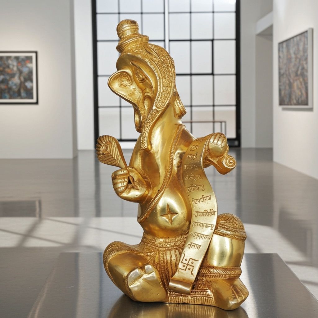 Brass Showpiece Ganesh Ji (BSMAS1033 C)
