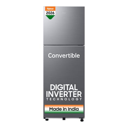 Samsung 256 L, 3 Star, Convertible, Digital Inverter Frost Free Double Door Refrigerator (RT40H30U3THL, Silver, Refined Inox, 2026 Model) Samsung 256 L, 3 Star, Convertible, Digital Inverter Frost Free Double Door Refrigerator (RT40H30U3THL, Silver, Refi Samsung 256 L, 3 Star, Convertible, Digital Inverter Frost Free Double Door Refrigerator (RT40H30U3THL, Silver, Refined Inox, 2026 Model) Samsung 256 L, 3 Star, Convertible, Digital Inverter Frost Free Double Door Refrigerator (RT40H30U3THL, Silver, Refi