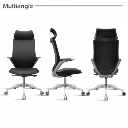 ROSE Pablo High Back Office & Home Chair (Black (PU Leatherette))
