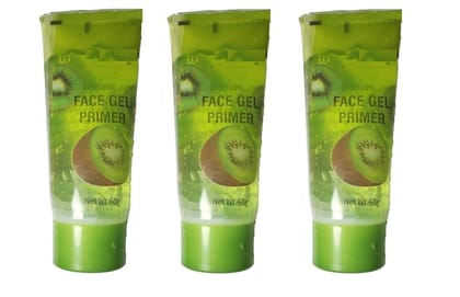 Elecsera Kiwi Waterproof Primer Make Up Base Pack of 3 Primer - 180 g (Green)