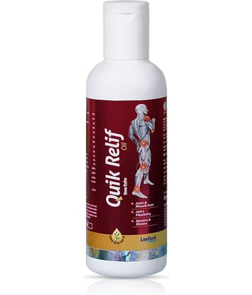 Quik Relif Herbal Ayurvedic Pain Relief Oil Solution for Muscle, Knee and Joint Pain Relief 50ml