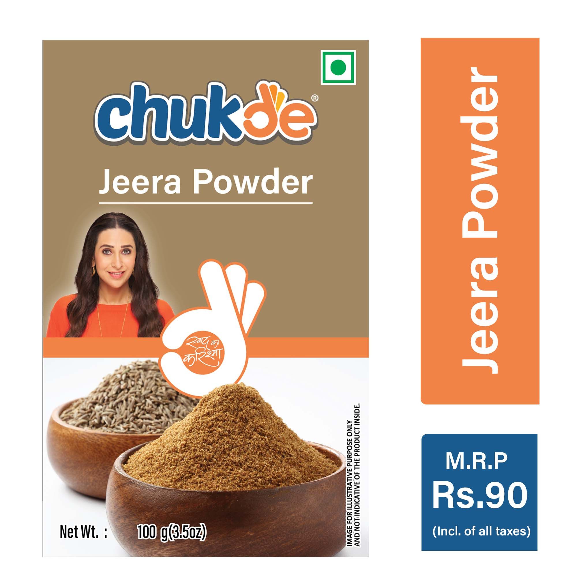 Chukde Spices Jeera Powder/Cumin Powder, 100G