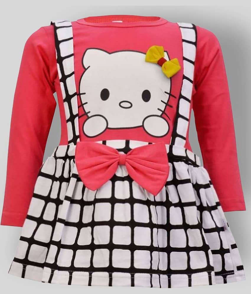 CATCUB Pack of 1 Baby Girls Cotton Frocks ( Red )