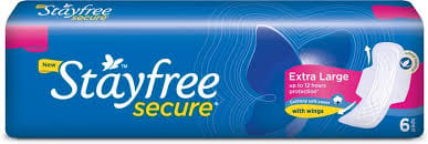 Stayfree Sf Secure Xl Wings 6'S Sanitary Pad 6 PIECE