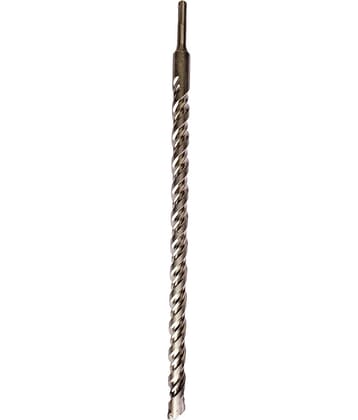 Steel (14 x 450mm) Cross Tip Plus Hammer Drill Bit (Silver)