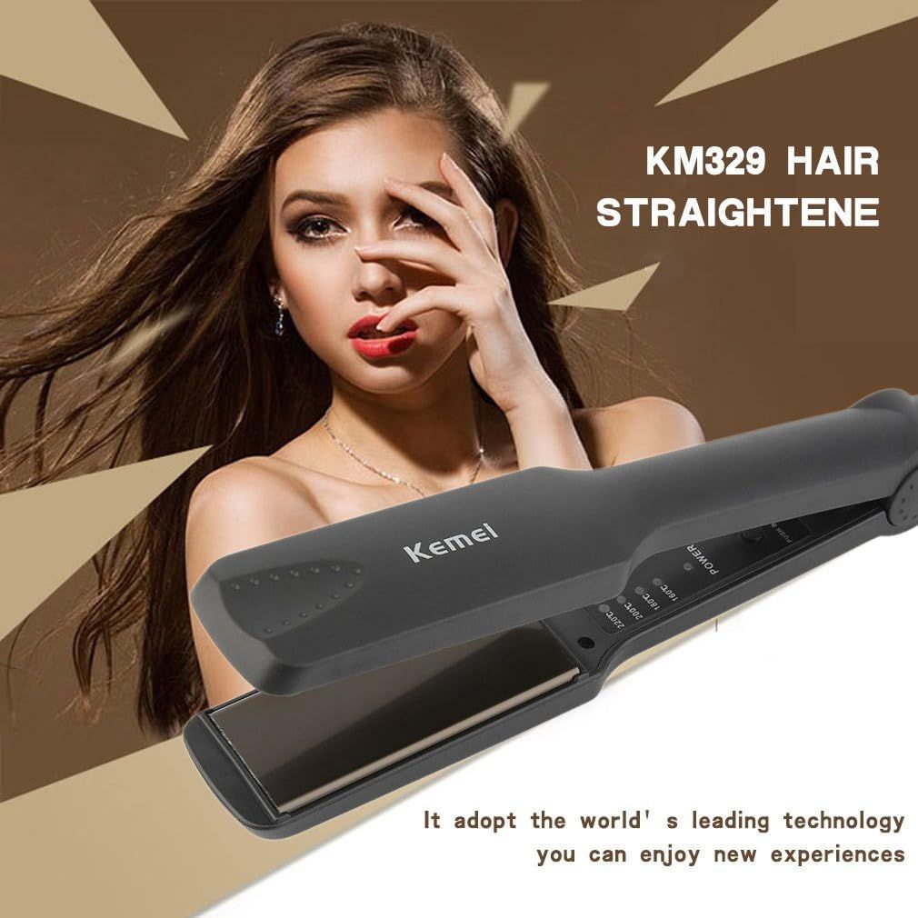 Kemei KM-329 Hair Straightener 40W | Professional Hair Styling Flat Iron