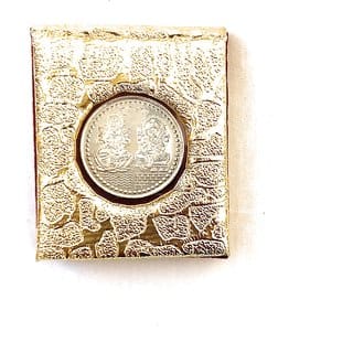 Shree Laxmi Ganesh Silver Plated 10gm Coin