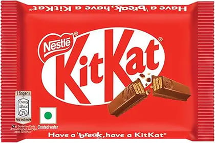 KIT KAT Nestle KitKat 4 Fingers Choco Coated Wafer Bar, 38.5 G