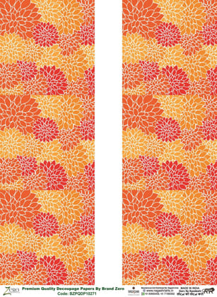 Brand Zero Premium Quality Decoupage Paper Pack of Two - Design Code: BZPQDP10271