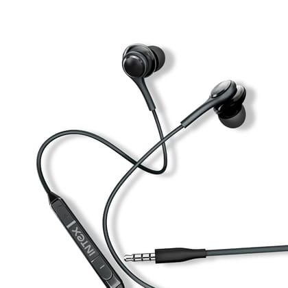 Intex Echo Wired in Ear Earphone with 3.5mm Audio Jack, Built-in Microphone, Deep Bass Sound, Multifunction Button, Comfortable Fit Earbuds for Mobile, Laptop & Tablet Intex Echo Wired in Ear Earphone with 3.5mm Audio Jack, Built-in Microphone, Deep Bass Sound, Multifunction Button, Comfortable Fit Earbuds for Mobile, Laptop & Tablet