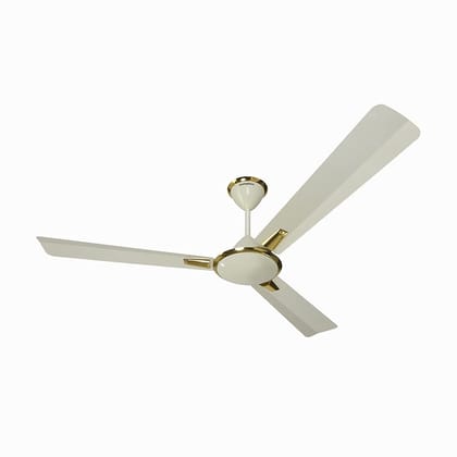 Crompton Aura 1200mm High-Speed Decorative Ceiling Fan, Ivory