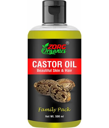 Zorg Organics Shine Enhancing Castor Oil 500 ml ( Pack of 1 )