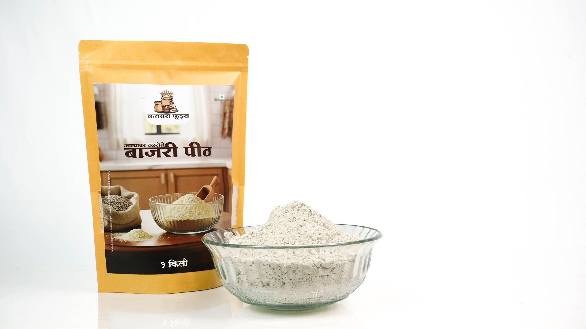 Pearl Millet Flour(Bajari Peeth)1kg