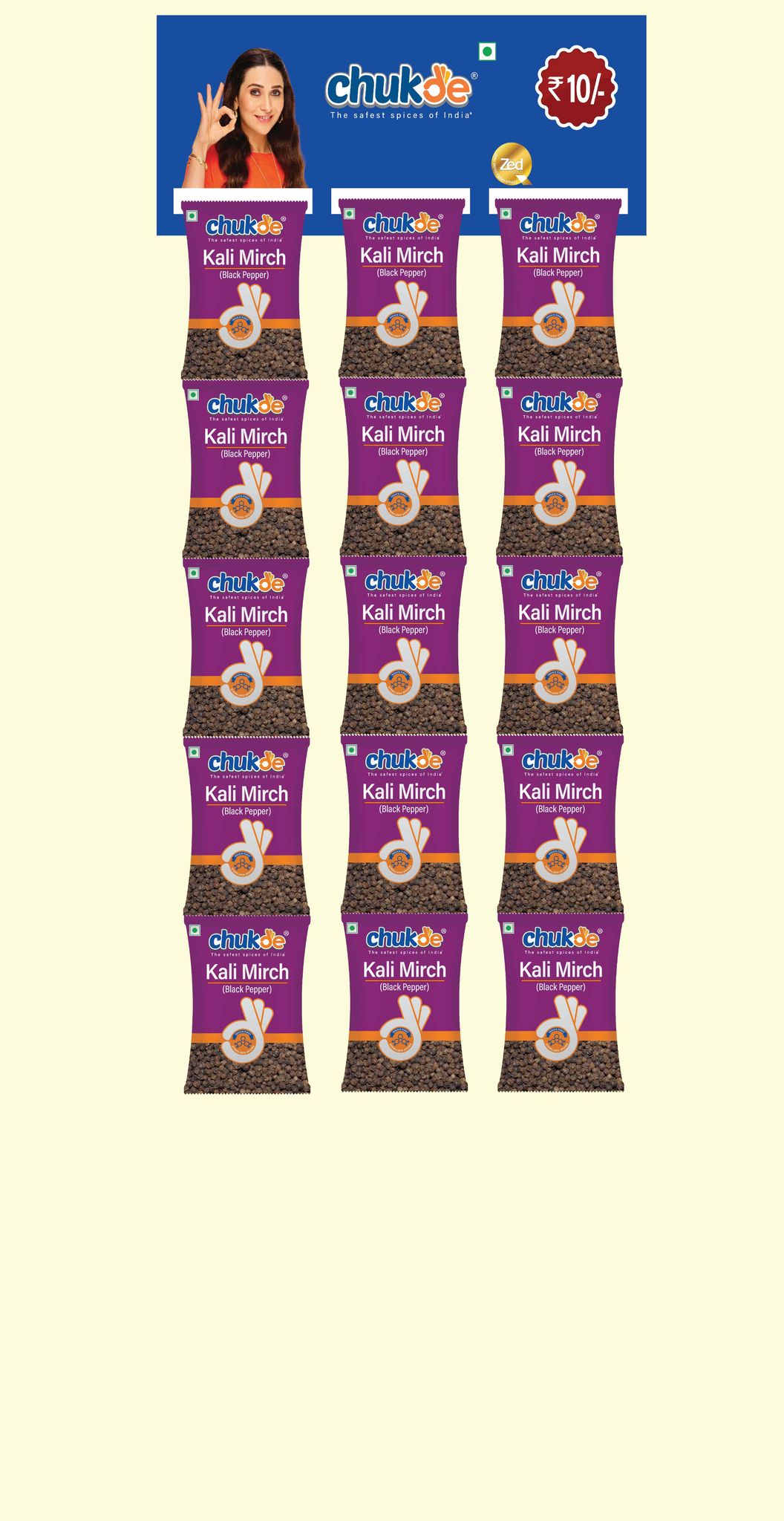 Chukde Black Pepper Sabut Hanger Rs 10