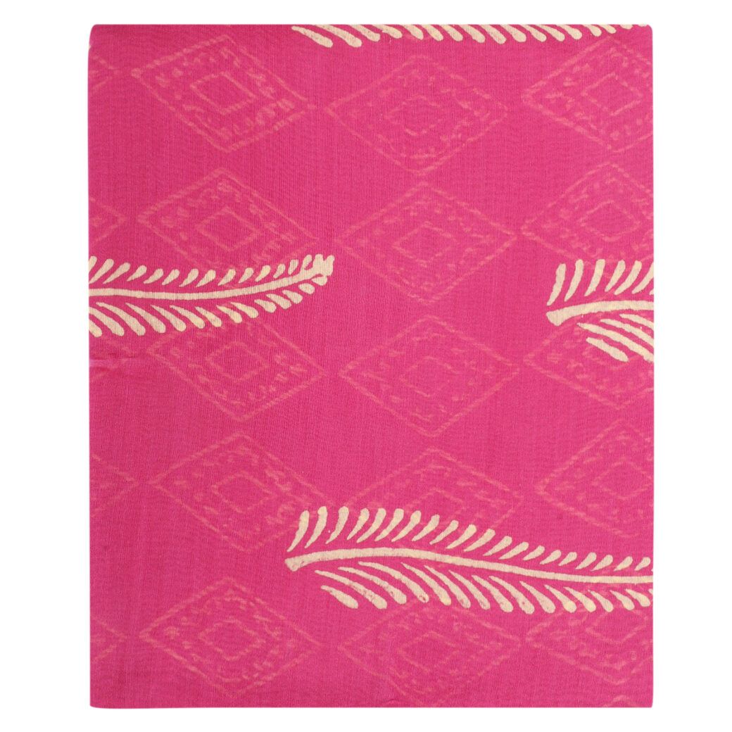 HANDLOOM CHANDERI 03 PCS DABU PRINTED SUIT (SKU - 1RDS01270221 Suit 71)