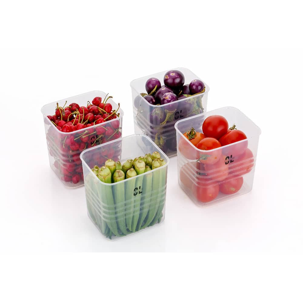 Craftlayout Set of 6 Fridge Storage Box 650 ML