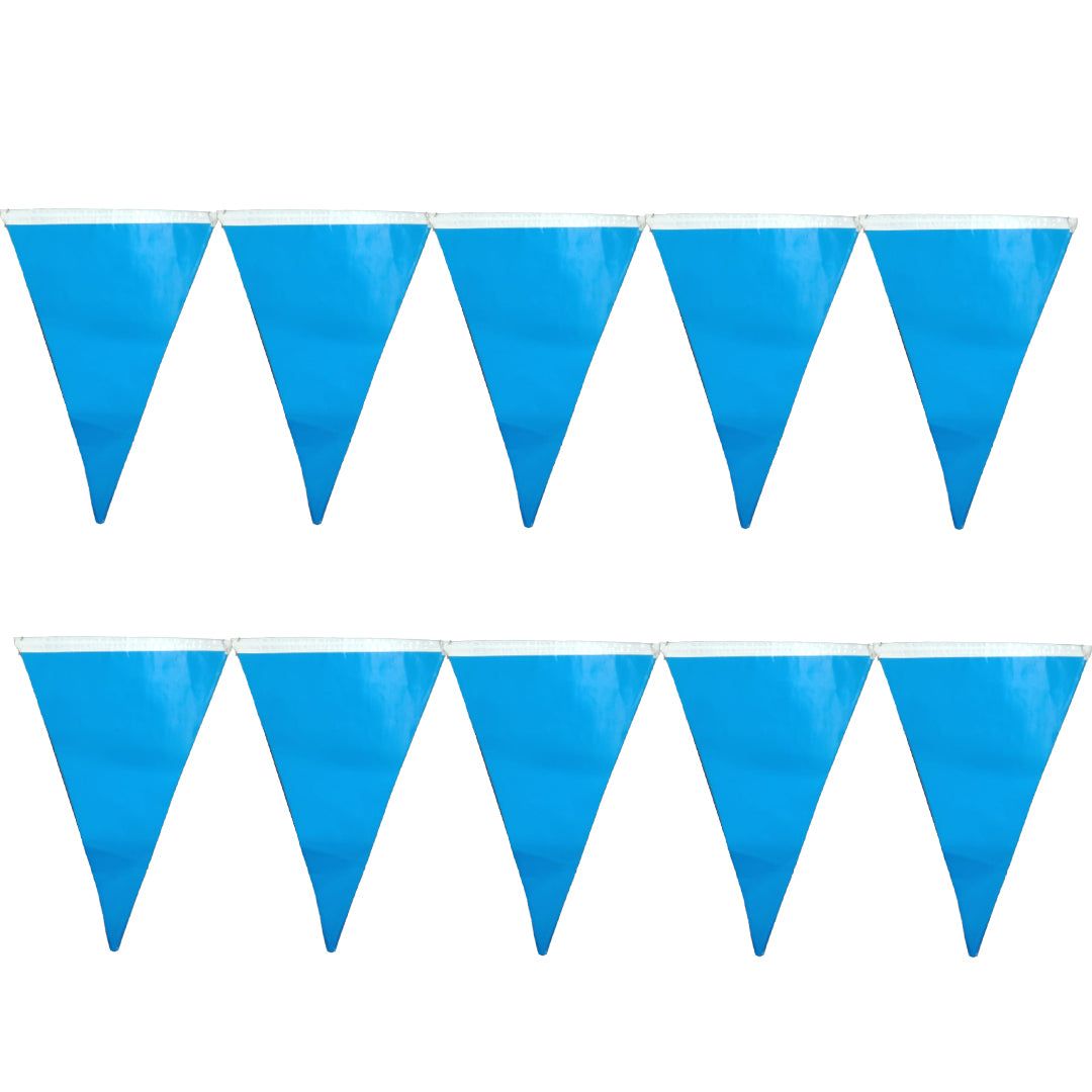 Flag Bunting Blue - Over 6Ft