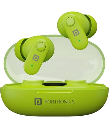 Portronics Twins S16 On Ear TWS Green
