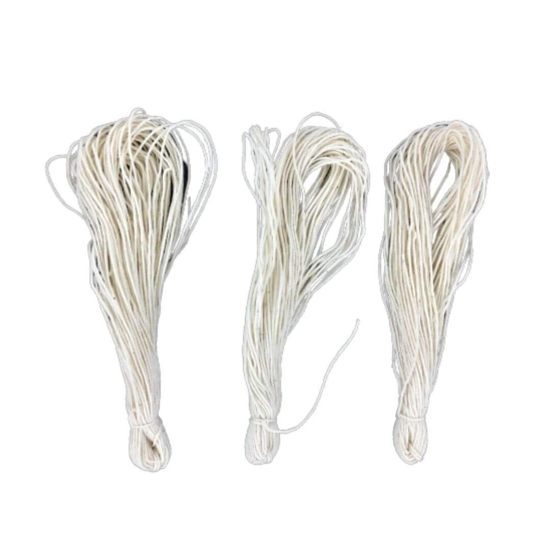 MAYAPURI Poite/Poita, (White) Janeu, Janivaara, Yajnopavita, Yonya, Brahmin Thread for Puja (Pack of 3)