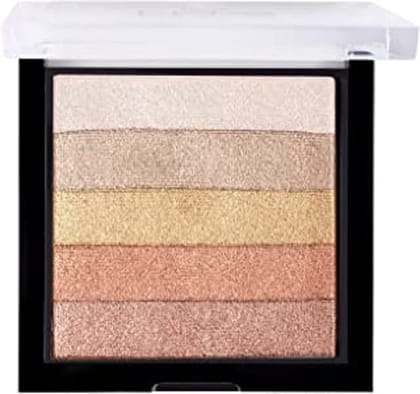 Elecsera Radiant Pigmented Shimmer Brick Highlighter (Multicolor)