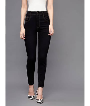 Miss Chase - Black Cotton Skinny Fit Women's Jeans ( Pack of 1 )