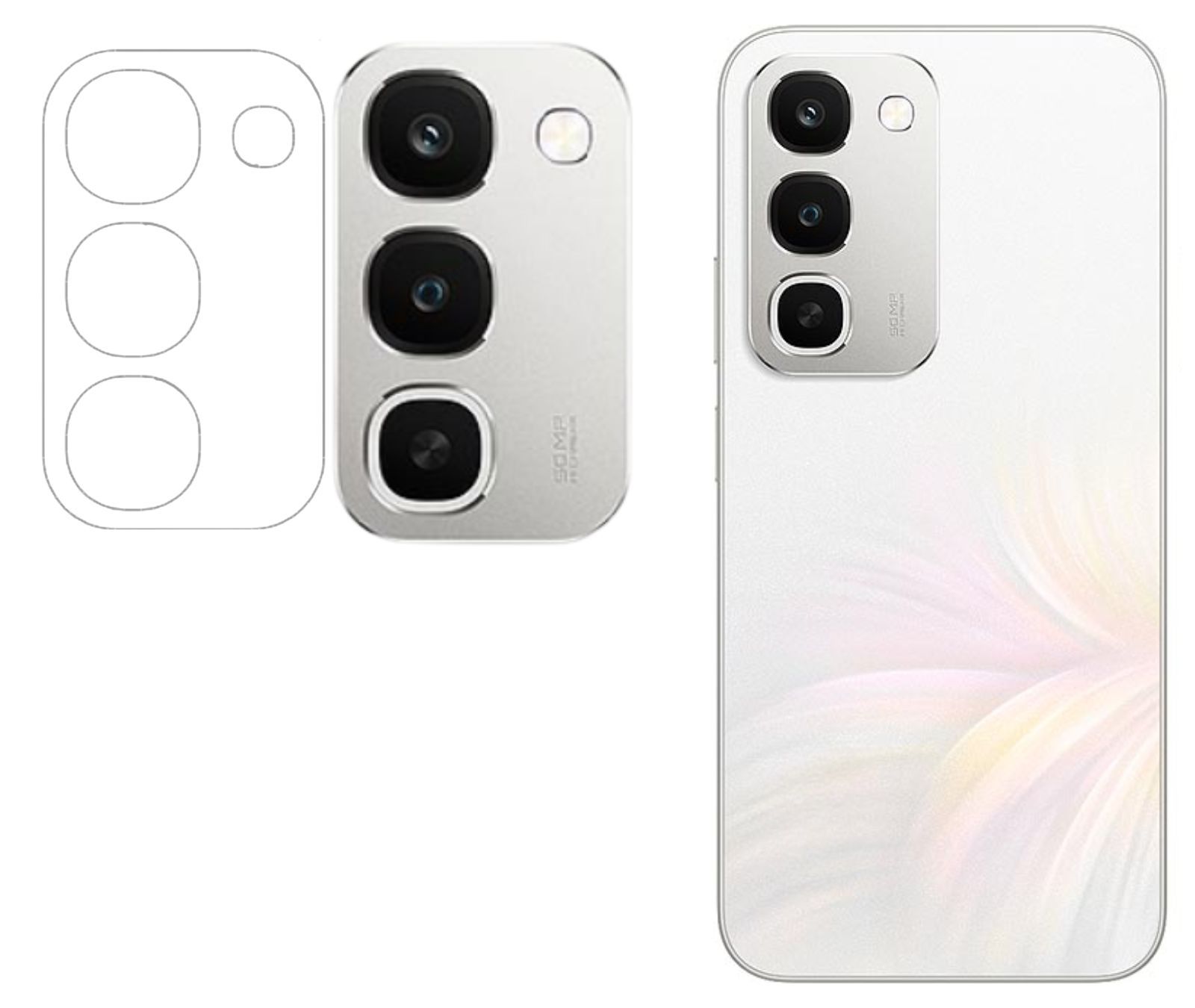 ISAAK Back Camera Lens Protector compatible for Realme 16x 5G (Pack of 1)