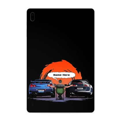 Wrapcart Gtr Custom Name Tab Skin | Adhesive Vinyl Tablet Wrap