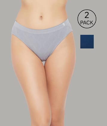 C9 Airwear Pack of 2 Nylon Solid Women's Briefs ( Multi Color )