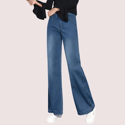 Women's Classic High Waist Wide Leg Jeans