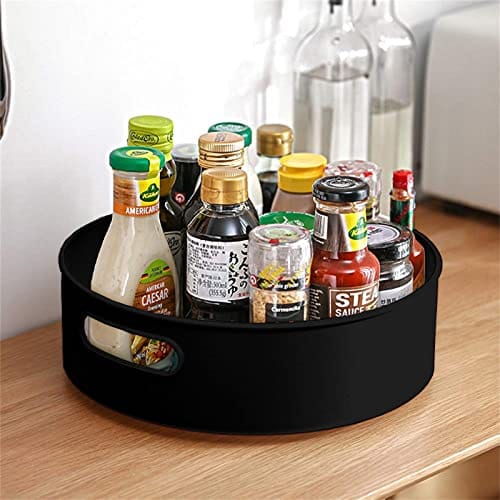 INOVERA Lazy Susan 360° Rotating Kitchen Spice Cosmetic Holder Organizer Rack Tray