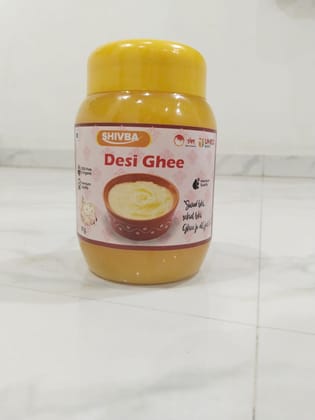 Shivba Desi Ghee (200ml) | 100% Pure & Natural Cow Ghee | Premium Quality with Traditional Aroma | Ideal for Cooking & Daily Consumption