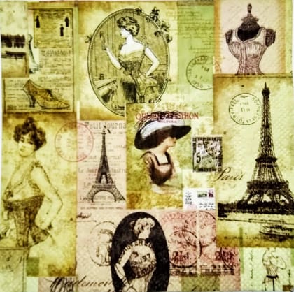 Decoupage Napkin / Tissue papers - 25cm*25cm - GT3198