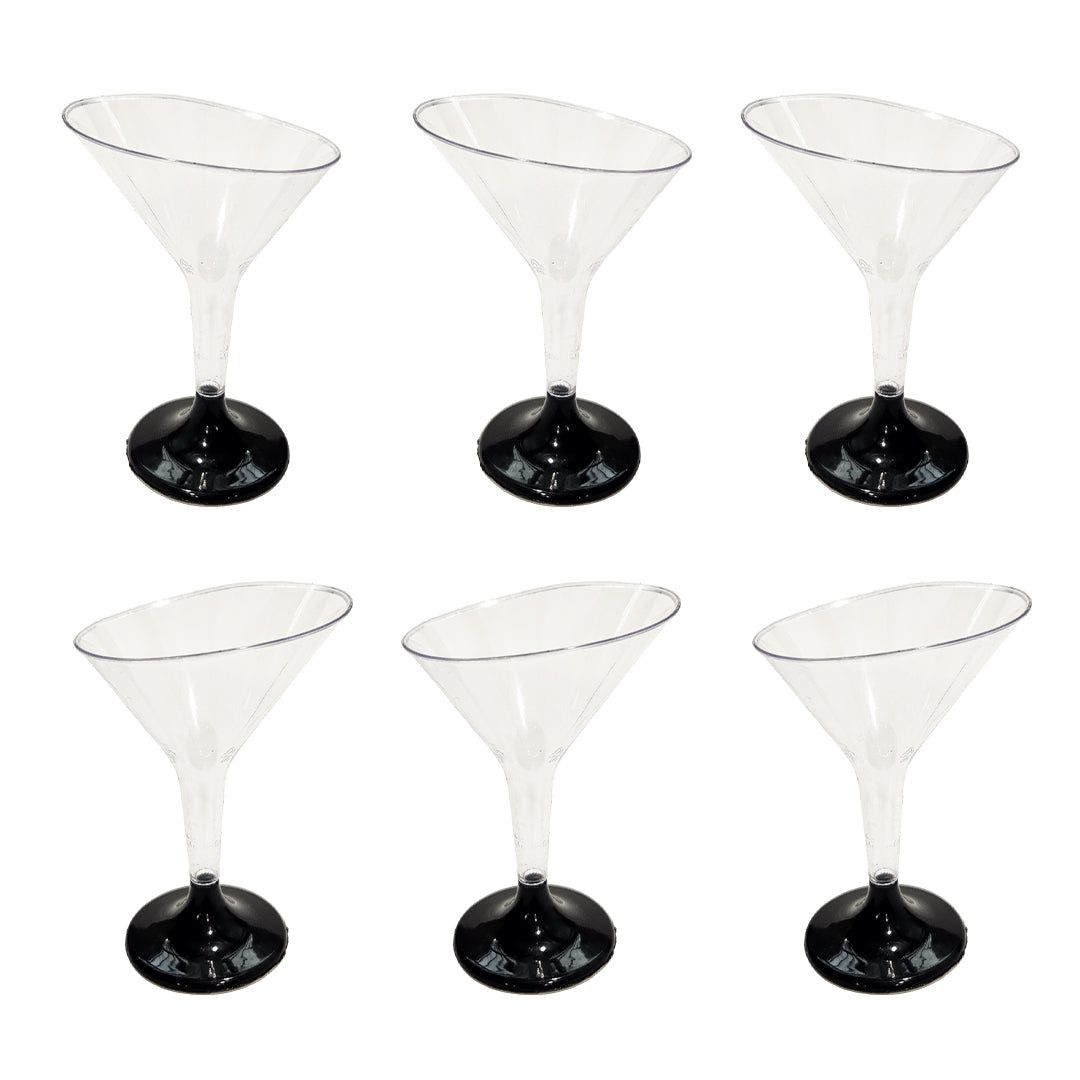Martini Glasses Clear - 6PC - 100ML